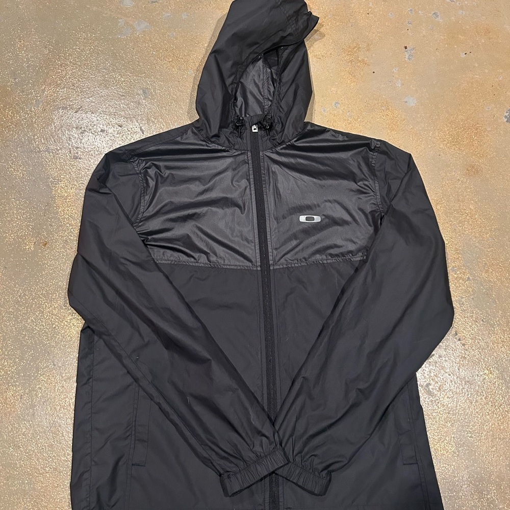 Oakley Men's Black Hooded Jacket